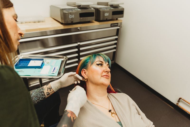 Post-piercing check