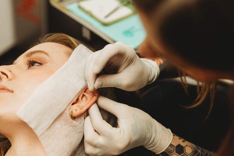 Conch piercing