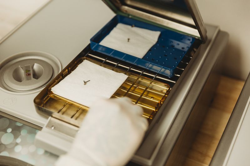 Sterilized gold, ready to wear